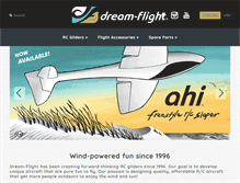 Tablet Screenshot of dream-flight.com